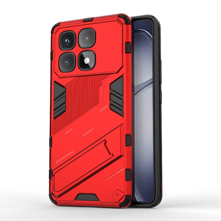 Punk Armor 2 in 1 PC + TPU Phone Case with Holder, For Redmi A5 4G 171.1mm / Poco C71, For Redmi K80 Pro / Poco F7 Ultra, For Redmi K80 / Poco F7 Pro, For Redmi Turbo 4 Pro, For Redmi Note Turbo 4, For Redmi Note 14 Pro 4G, For Redmi Note 14 4G 163.25m...