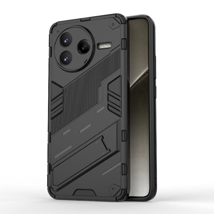 Punk Armor 2 in 1 PC + TPU Phone Case with Holder, For Redmi A5 4G 171.1mm / Poco C71, For Redmi K80 Pro / Poco F7 Ultra, For Redmi K80 / Poco F7 Pro, For Redmi Turbo 4 Pro, For Redmi Note Turbo 4, For Redmi Note 14 Pro 4G, For Redmi Note 14 4G 163.25m...
