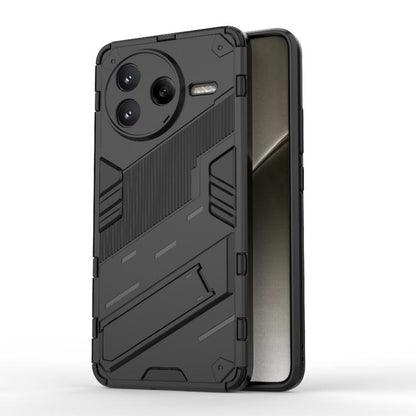 Punk Armor 2 in 1 PC + TPU Phone Case with Holder, For Redmi A5 4G 171.1mm / Poco C71, For Redmi K80 Pro / Poco F7 Ultra, For Redmi K80 / Poco F7 Pro, For Redmi Turbo 4 Pro, For Redmi Note Turbo 4, For Redmi Note 14 Pro 4G, For Redmi Note 14 4G 163.25m...