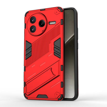 Punk Armor 2 in 1 PC + TPU Phone Case with Holder, For Redmi A5 4G 171.1mm / Poco C71, For Redmi K80 Pro / Poco F7 Ultra, For Redmi K80 / Poco F7 Pro, For Redmi Turbo 4 Pro, For Redmi Note Turbo 4, For Redmi Note 14 Pro 4G, For Redmi Note 14 4G 163.25m...