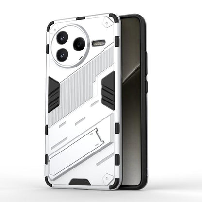 Punk Armor 2 in 1 PC + TPU Phone Case with Holder, For Redmi A5 4G 171.1mm / Poco C71, For Redmi K80 Pro / Poco F7 Ultra, For Redmi K80 / Poco F7 Pro, For Redmi Turbo 4 Pro, For Redmi Note Turbo 4, For Redmi Note 14 Pro 4G, For Redmi Note 14 4G 163.25m...