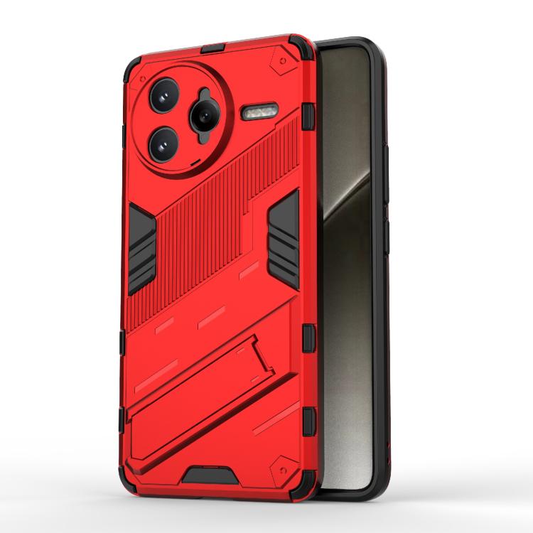 Punk Armor 2 in 1 PC + TPU Phone Case with Holder, For Redmi A5 4G 171.1mm / Poco C71, For Redmi K80 Pro / Poco F7 Ultra, For Redmi K80 / Poco F7 Pro, For Redmi Turbo 4 Pro, For Redmi Note Turbo 4, For Redmi Note 14 Pro 4G, For Redmi Note 14 4G 163.25m...