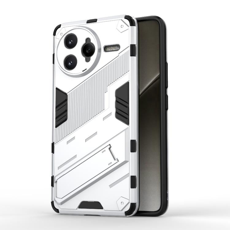 Punk Armor 2 in 1 PC + TPU Phone Case with Holder, For Redmi A5 4G 171.1mm / Poco C71, For Redmi K80 Pro / Poco F7 Ultra, For Redmi K80 / Poco F7 Pro, For Redmi Turbo 4 Pro, For Redmi Note Turbo 4, For Redmi Note 14 Pro 4G, For Redmi Note 14 4G 163.25m...