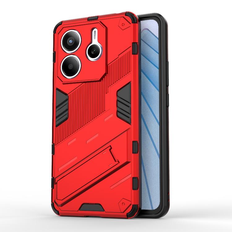 Punk Armor 2 in 1 PC + TPU Phone Case with Holder, For Redmi A5 4G 171.1mm / Poco C71, For Redmi K80 Pro / Poco F7 Ultra, For Redmi K80 / Poco F7 Pro, For Redmi Turbo 4 Pro, For Redmi Note Turbo 4, For Redmi Note 14 Pro 4G, For Redmi Note 14 4G 163.25m...