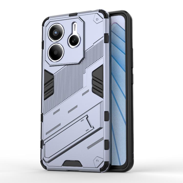 Punk Armor 2 in 1 PC + TPU Phone Case with Holder, For Redmi A5 4G 171.1mm / Poco C71, For Redmi K80 Pro / Poco F7 Ultra, For Redmi K80 / Poco F7 Pro, For Redmi Turbo 4 Pro, For Redmi Note Turbo 4, For Redmi Note 14 Pro 4G, For Redmi Note 14 4G 163.25m...