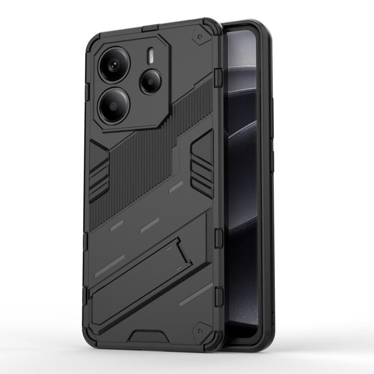 Punk Armor 2 in 1 PC + TPU Phone Case with Holder, For Redmi A5 4G 171.1mm / Poco C71, For Redmi K80 Pro / Poco F7 Ultra, For Redmi K80 / Poco F7 Pro, For Redmi Turbo 4 Pro, For Redmi Note Turbo 4, For Redmi Note 14 Pro 4G, For Redmi Note 14 4G 163.25m...