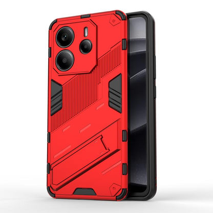 Punk Armor 2 in 1 PC + TPU Phone Case with Holder, For Redmi A5 4G 171.1mm / Poco C71, For Redmi K80 Pro / Poco F7 Ultra, For Redmi K80 / Poco F7 Pro, For Redmi Turbo 4 Pro, For Redmi Note Turbo 4, For Redmi Note 14 Pro 4G, For Redmi Note 14 4G 163.25m...