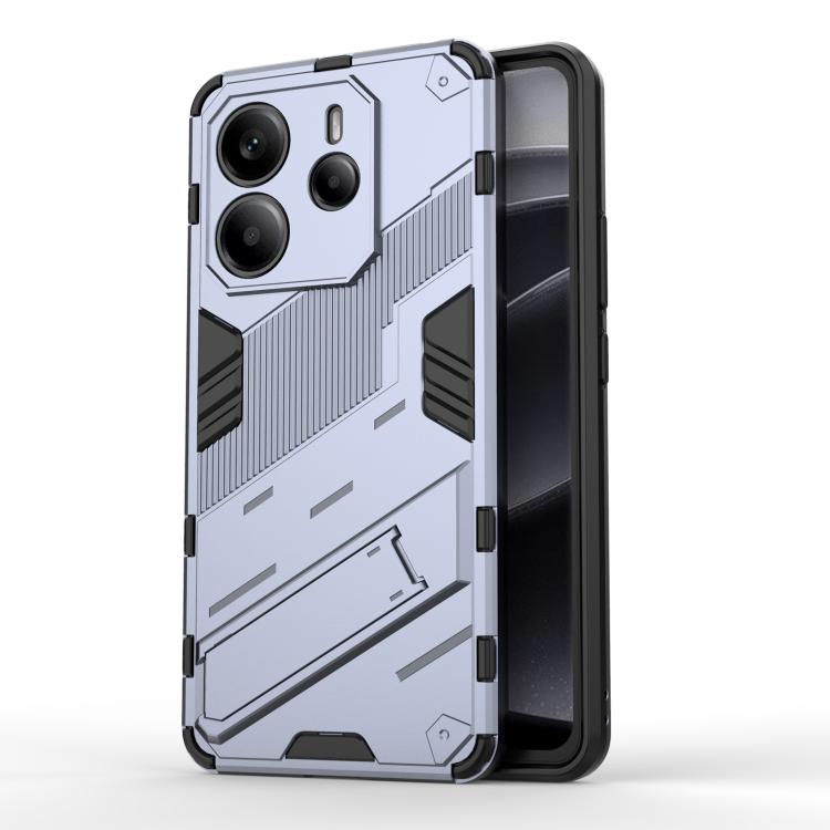Punk Armor 2 in 1 PC + TPU Phone Case with Holder, For Redmi A5 4G 171.1mm / Poco C71, For Redmi K80 Pro / Poco F7 Ultra, For Redmi K80 / Poco F7 Pro, For Redmi Turbo 4 Pro, For Redmi Note Turbo 4, For Redmi Note 14 Pro 4G, For Redmi Note 14 4G 163.25m...