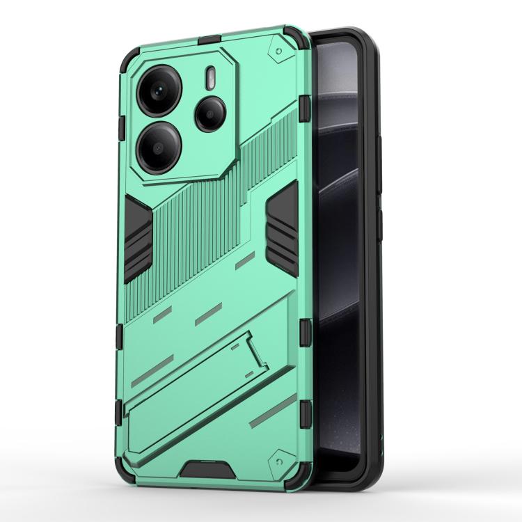 Punk Armor 2 in 1 PC + TPU Phone Case with Holder, For Redmi A5 4G 171.1mm / Poco C71, For Redmi K80 Pro / Poco F7 Ultra, For Redmi K80 / Poco F7 Pro, For Redmi Turbo 4 Pro, For Redmi Note Turbo 4, For Redmi Note 14 Pro 4G, For Redmi Note 14 4G 163.25m...