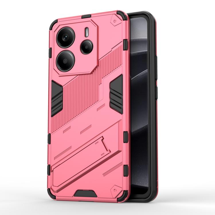Punk Armor 2 in 1 PC + TPU Phone Case with Holder, For Redmi A5 4G 171.1mm / Poco C71, For Redmi K80 Pro / Poco F7 Ultra, For Redmi K80 / Poco F7 Pro, For Redmi Turbo 4 Pro, For Redmi Note Turbo 4, For Redmi Note 14 Pro 4G, For Redmi Note 14 4G 163.25m...
