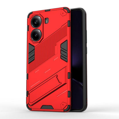 Punk Armor 2 in 1 PC + TPU Phone Case with Holder, For Redmi A5 4G 171.1mm / Poco C71, For Redmi K80 Pro / Poco F7 Ultra, For Redmi K80 / Poco F7 Pro, For Redmi Turbo 4 Pro, For Redmi Note Turbo 4, For Redmi Note 14 Pro 4G, For Redmi Note 14 4G 163.25m...