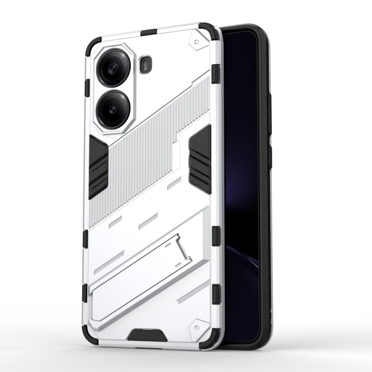 Punk Armor 2 in 1 PC + TPU Phone Case with Holder, For Redmi A5 4G 171.1mm / Poco C71, For Redmi K80 Pro / Poco F7 Ultra, For Redmi K80 / Poco F7 Pro, For Redmi Turbo 4 Pro, For Redmi Note Turbo 4, For Redmi Note 14 Pro 4G, For Redmi Note 14 4G 163.25m...
