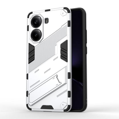 Punk Armor 2 in 1 PC + TPU Phone Case with Holder, For Redmi A5 4G 171.1mm / Poco C71, For Redmi K80 Pro / Poco F7 Ultra, For Redmi K80 / Poco F7 Pro, For Redmi Turbo 4 Pro, For Redmi Note Turbo 4, For Redmi Note 14 Pro 4G, For Redmi Note 14 4G 163.25m...