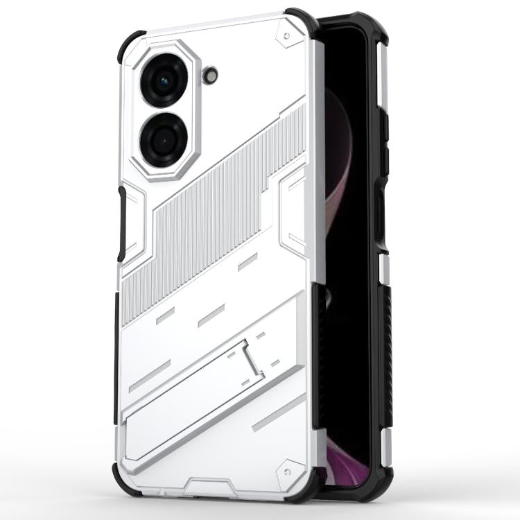 Punk Armor 2 in 1 PC + TPU Phone Case with Holder, For Redmi A5 4G 171.1mm / Poco C71, For Redmi K80 Pro / Poco F7 Ultra, For Redmi K80 / Poco F7 Pro, For Redmi Turbo 4 Pro, For Redmi Note Turbo 4, For Redmi Note 14 Pro 4G, For Redmi Note 14 4G 163.25m...
