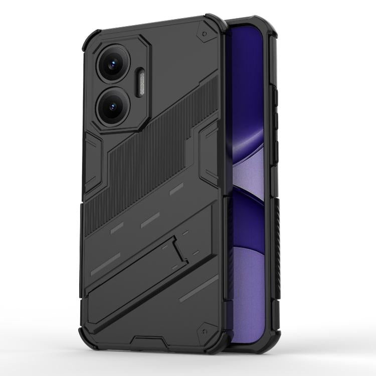 Punk Armor 2 in 1 PC + TPU Phone Case with Holder, For Redmi A5 4G 171.1mm / Poco C71, For Redmi K80 Pro / Poco F7 Ultra, For Redmi K80 / Poco F7 Pro, For Redmi Turbo 4 Pro, For Redmi Note Turbo 4, For Redmi Note 14 Pro 4G, For Redmi Note 14 4G 163.25m...