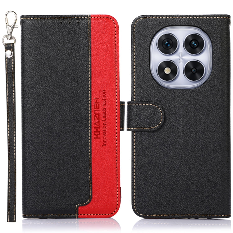 KHAZNEH Litchi Texture Leather RFID Phone Case, For Redmi A7 Pro 171mm/Poco C85x 5G Global, For Redmi Turbo 5 Max / Poco X8 Pro Max, For Redmi Turbo 5 5G / Poco X8 Pro 5G, For Redmi Note 15 Pro+ 5G Global 163.3mm, For Redmi Note 15 5G Global 164mm     ...