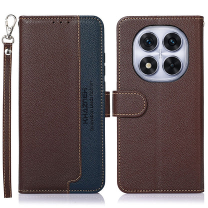 KHAZNEH Litchi Texture Leather RFID Phone Case, For Redmi A7 Pro 171mm/Poco C85x 5G Global, For Redmi Turbo 5 Max / Poco X8 Pro Max, For Redmi Turbo 5 5G / Poco X8 Pro 5G, For Redmi Note 15 Pro+ 5G Global 163.3mm, For Redmi Note 15 5G Global 164mm     ...