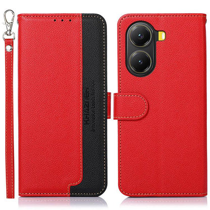 KHAZNEH Litchi Texture Leather RFID Phone Case, For Redmi A7 Pro 171mm/Poco C85x 5G Global, For Redmi Turbo 5 Max / Poco X8 Pro Max, For Redmi Turbo 5 5G / Poco X8 Pro 5G, For Redmi Note 15 Pro+ 5G Global 163.3mm, For Redmi Note 15 5G Global 164mm     ...