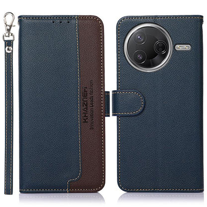 KHAZNEH Litchi Texture Leather RFID Phone Case, For Redmi A7 Pro 171mm/Poco C85x 5G Global, For Redmi Turbo 5 Max / Poco X8 Pro Max, For Redmi Turbo 5 5G / Poco X8 Pro 5G, For Redmi Note 15 Pro+ 5G Global 163.3mm, For Redmi Note 15 5G Global 164mm     ...