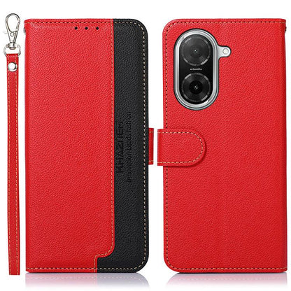 KHAZNEH Litchi Texture Leather RFID Phone Case, For Redmi A7 Pro 171mm/Poco C85x 5G Global, For Redmi Turbo 5 Max / Poco X8 Pro Max, For Redmi Turbo 5 5G / Poco X8 Pro 5G, For Redmi Note 15 Pro+ 5G Global 163.3mm, For Redmi Note 15 5G Global 164mm     ...