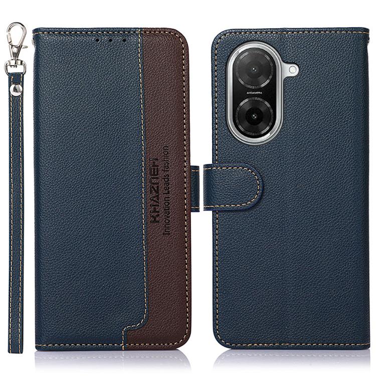 KHAZNEH Litchi Texture Leather RFID Phone Case, For Redmi A7 Pro 171mm/Poco C85x 5G Global, For Redmi Turbo 5 Max / Poco X8 Pro Max, For Redmi Turbo 5 5G / Poco X8 Pro 5G, For Redmi Note 15 Pro+ 5G Global 163.3mm, For Redmi Note 15 5G Global 164mm     ...