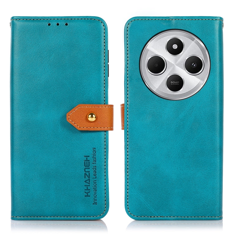 KHAZNEH Cowhide Texture Flip Leather Phone Case, For Redmi Note 14 4G 164.84mm, For Redmi Turbo 4 Pro, For Xiaomi Redmi Turbo 4, For Redmi 14 4G, For Xiaomi Redmi 13 4G