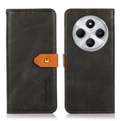 KHAZNEH Cowhide Texture Flip Leather Phone Case, For Redmi Note 14 4G 164.84mm, For Redmi Turbo 4 Pro, For Xiaomi Redmi Turbo 4, For Redmi 14 4G, For Xiaomi Redmi 13 4G