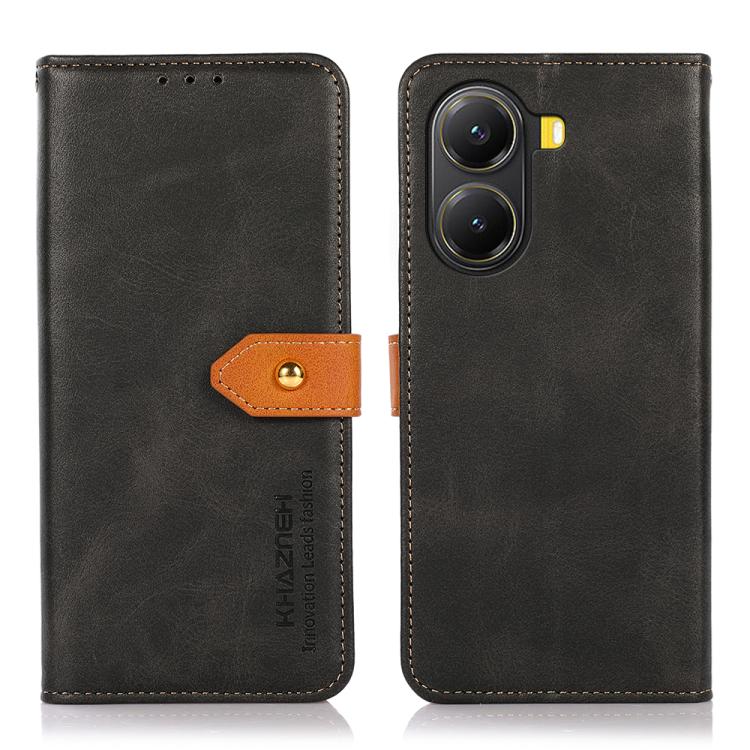 KHAZNEH Cowhide Texture Flip Leather Phone Case, For Redmi Note 14 4G 164.84mm, For Redmi Turbo 4 Pro, For Xiaomi Redmi Turbo 4, For Redmi 14 4G, For Xiaomi Redmi 13 4G