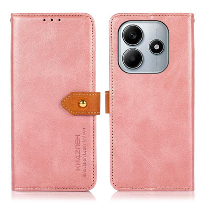 KHAZNEH Cowhide Texture Flip Leather Phone Case, For Redmi Note 14 4G 164.84mm, For Redmi Turbo 4 Pro, For Xiaomi Redmi Turbo 4, For Redmi 14 4G, For Xiaomi Redmi 13 4G