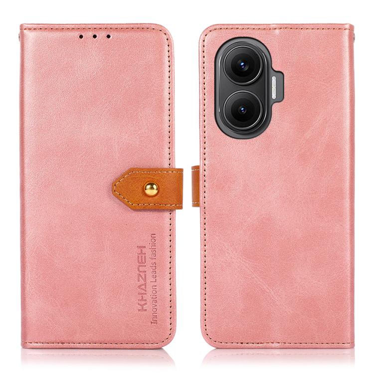 KHAZNEH Cowhide Texture Flip Leather Phone Case, For Redmi Note 14 4G 164.84mm, For Redmi Turbo 4 Pro, For Xiaomi Redmi Turbo 4, For Redmi 14 4G, For Xiaomi Redmi 13 4G