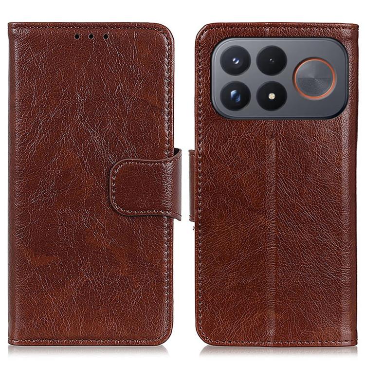 Nappa Texture Horizontal Flip Leather Phone Case, For Redmi Note 17 4G Global 169.7mm, For Redmi Note 17 Pro+ 5G Global 163.4mm, For Redmi Note 17 Pro 5G Global 163.5mm, For Redmi K100 Pro Max/Poco F9 Ultra 5G, For Redmi K100 Pro 5G/Poco F9 Pro 5G     ...