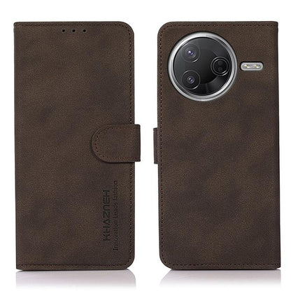 KHAZNEH Matte Texture Leather Phone Case, For Redmi Note 17 Pro+ 5G Global 163.4mm, For Redmi Note 17 Pro 5G Global 163.5mm, For Redmi Note 17 4G Global 169.7mm, For Redmi K100 Pro Max/Poco F9 Ultra 5G, For Redmi K100 Pro 5G/Poco F9 Pro 5G             ...