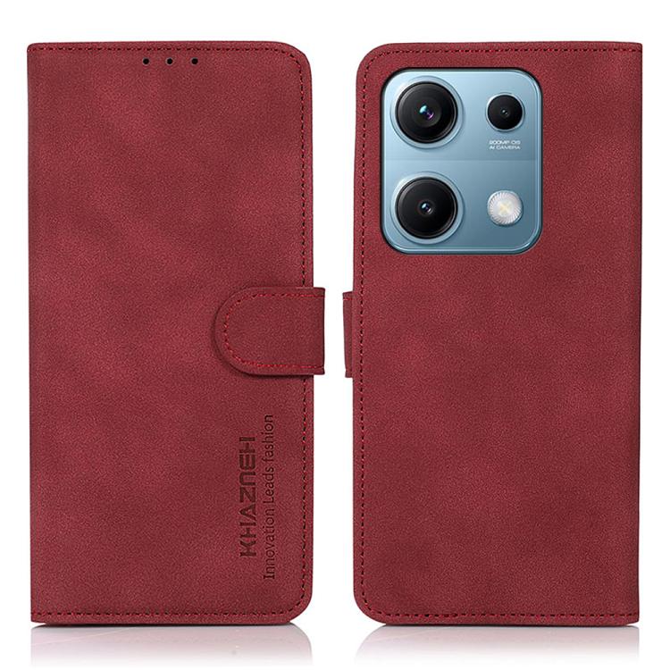 KHAZNEH Matte Texture Leather Phone Case, For Redmi Note 17 Pro+ 5G Global 163.4mm, For Redmi Note 17 Pro 5G Global 163.5mm, For Redmi Note 17 4G Global 169.7mm, For Redmi K100 Pro Max/Poco F9 Ultra 5G, For Redmi K100 Pro 5G/Poco F9 Pro 5G             ...