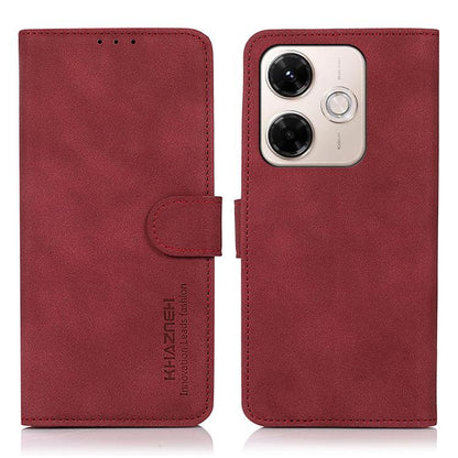 KHAZNEH Matte Texture Leather Phone Case, For Redmi Note 17 Pro+ 5G Global 163.4mm, For Redmi Note 17 Pro 5G Global 163.5mm, For Redmi Note 17 4G Global 169.7mm, For Redmi K100 Pro Max/Poco F9 Ultra 5G, For Redmi K100 Pro 5G/Poco F9 Pro 5G             ...