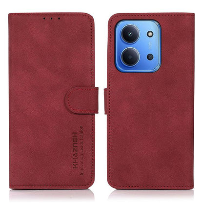 KHAZNEH Matte Texture Leather Phone Case, For Redmi Note 17 Pro+ 5G Global 163.4mm, For Redmi Note 17 Pro 5G Global 163.5mm, For Redmi Note 17 4G Global 169.7mm, For Redmi K100 Pro Max/Poco F9 Ultra 5G, For Redmi K100 Pro 5G/Poco F9 Pro 5G             ...