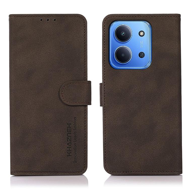KHAZNEH Matte Texture Leather Phone Case, For Redmi Note 17 Pro+ 5G Global 163.4mm, For Redmi Note 17 Pro 5G Global 163.5mm, For Redmi Note 17 4G Global 169.7mm, For Redmi K100 Pro Max/Poco F9 Ultra 5G, For Redmi K100 Pro 5G/Poco F9 Pro 5G             ...