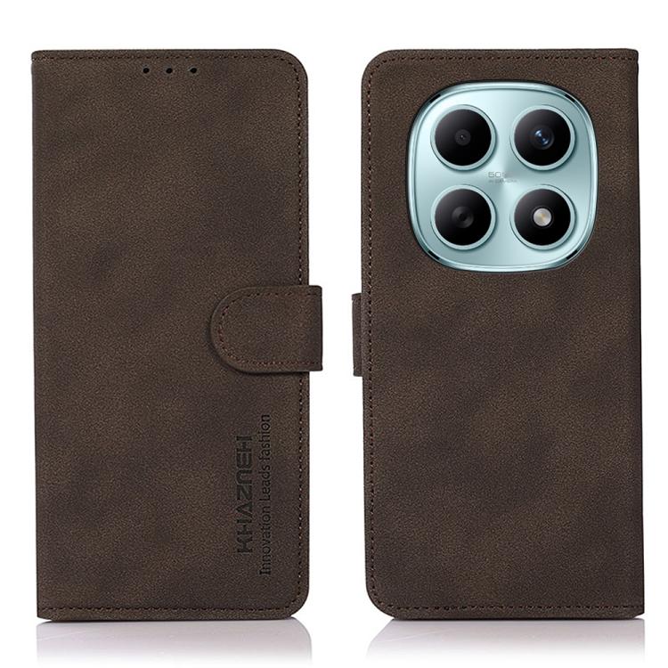 KHAZNEH Matte Texture Leather Phone Case, For Redmi Note 17 Pro+ 5G Global 163.4mm, For Redmi Note 17 Pro 5G Global 163.5mm, For Redmi Note 17 4G Global 169.7mm, For Redmi K100 Pro Max/Poco F9 Ultra 5G, For Redmi K100 Pro 5G/Poco F9 Pro 5G             ...