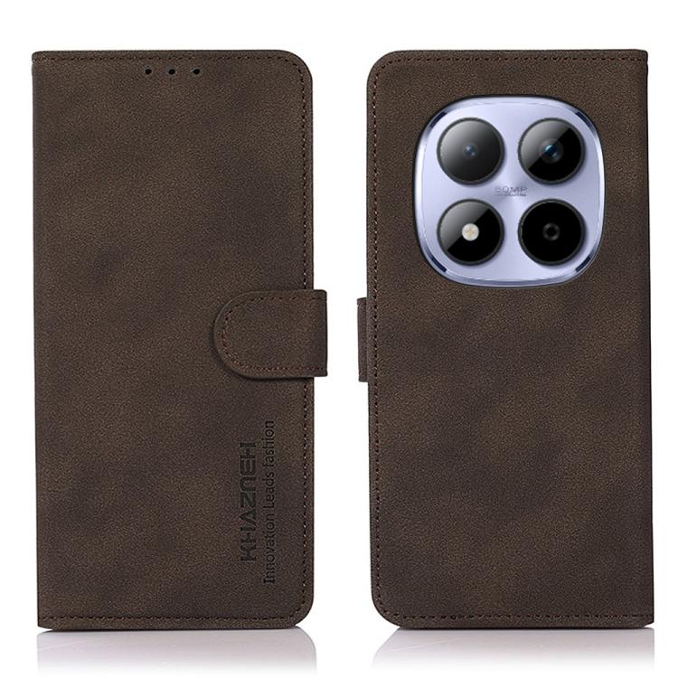 KHAZNEH Matte Texture Leather Phone Case, For Redmi Note 17 Pro+ 5G Global 163.4mm, For Redmi Note 17 Pro 5G Global 163.5mm, For Redmi Note 17 4G Global 169.7mm, For Redmi K100 Pro Max/Poco F9 Ultra 5G, For Redmi K100 Pro 5G/Poco F9 Pro 5G             ...
