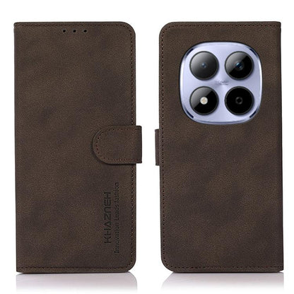 KHAZNEH Matte Texture Leather Phone Case, For Redmi Note 17 Pro+ 5G Global 163.4mm, For Redmi Note 17 Pro 5G Global 163.5mm, For Redmi Note 17 4G Global 169.7mm, For Redmi K100 Pro Max/Poco F9 Ultra 5G, For Redmi K100 Pro 5G/Poco F9 Pro 5G             ...