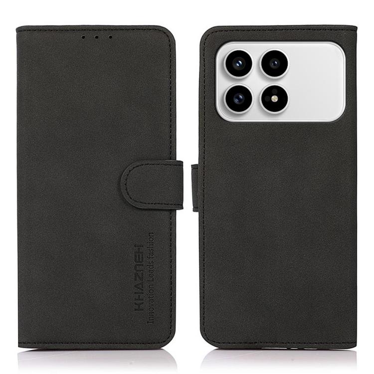 KHAZNEH Matte Texture Leather Phone Case, For Redmi Note 17 Pro+ 5G Global 163.4mm, For Redmi Note 17 Pro 5G Global 163.5mm, For Redmi Note 17 4G Global 169.7mm, For Redmi K100 Pro Max/Poco F9 Ultra 5G, For Redmi K100 Pro 5G/Poco F9 Pro 5G             ...