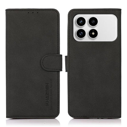 KHAZNEH Matte Texture Leather Phone Case, For Redmi Note 17 Pro+ 5G Global 163.4mm, For Redmi Note 17 Pro 5G Global 163.5mm, For Redmi Note 17 4G Global 169.7mm, For Redmi K100 Pro Max/Poco F9 Ultra 5G, For Redmi K100 Pro 5G/Poco F9 Pro 5G             ...