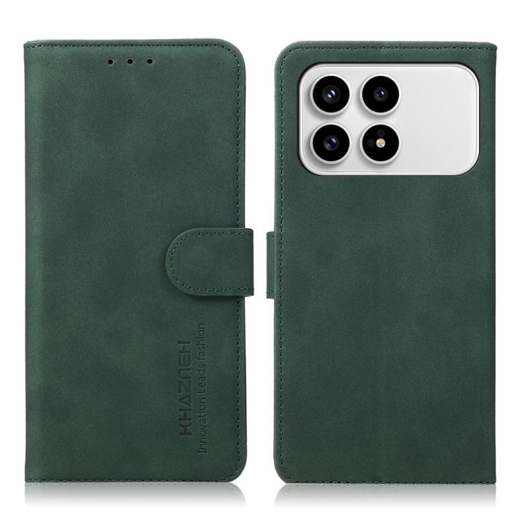 KHAZNEH Matte Texture Leather Phone Case, For Redmi Note 17 Pro+ 5G Global 163.4mm, For Redmi Note 17 Pro 5G Global 163.5mm, For Redmi Note 17 4G Global 169.7mm, For Redmi K100 Pro Max/Poco F9 Ultra 5G, For Redmi K100 Pro 5G/Poco F9 Pro 5G             ...