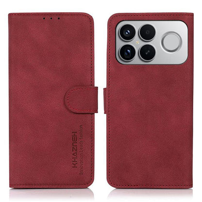 KHAZNEH Matte Texture Leather Phone Case, For Redmi Note 17 Pro+ 5G Global 163.4mm, For Redmi Note 17 Pro 5G Global 163.5mm, For Redmi Note 17 4G Global 169.7mm, For Redmi K100 Pro Max/Poco F9 Ultra 5G, For Redmi K100 Pro 5G/Poco F9 Pro 5G             ...
