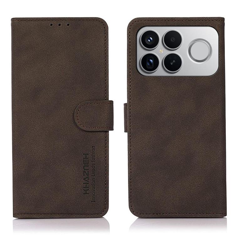 KHAZNEH Matte Texture Leather Phone Case, For Redmi Note 17 Pro+ 5G Global 163.4mm, For Redmi Note 17 Pro 5G Global 163.5mm, For Redmi Note 17 4G Global 169.7mm, For Redmi K100 Pro Max/Poco F9 Ultra 5G, For Redmi K100 Pro 5G/Poco F9 Pro 5G             ...