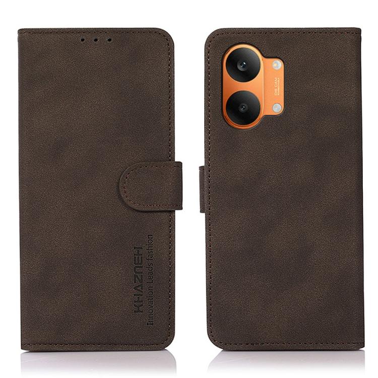 KHAZNEH Matte Texture Leather Phone Case, For Redmi Note 17 Pro+ 5G Global 163.4mm, For Redmi Note 17 Pro 5G Global 163.5mm, For Redmi Note 17 4G Global 169.7mm, For Redmi K100 Pro Max/Poco F9 Ultra 5G, For Redmi K100 Pro 5G/Poco F9 Pro 5G             ...