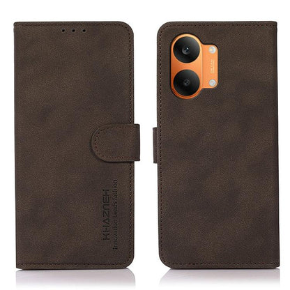KHAZNEH Matte Texture Leather Phone Case, For Redmi Note 17 Pro+ 5G Global 163.4mm, For Redmi Note 17 Pro 5G Global 163.5mm, For Redmi Note 17 4G Global 169.7mm, For Redmi K100 Pro Max/Poco F9 Ultra 5G, For Redmi K100 Pro 5G/Poco F9 Pro 5G             ...