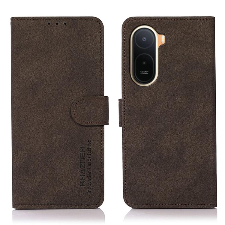 KHAZNEH Matte Texture Leather Phone Case, For Redmi Note 17 Pro+ 5G Global 163.4mm, For Redmi Note 17 Pro 5G Global 163.5mm, For Redmi Note 17 4G Global 169.7mm, For Redmi K100 Pro Max/Poco F9 Ultra 5G, For Redmi K100 Pro 5G/Poco F9 Pro 5G             ...
