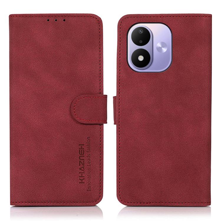 KHAZNEH Matte Texture Leather Phone Case, For Redmi Note 17 Pro+ 5G Global 163.4mm, For Redmi Note 17 Pro 5G Global 163.5mm, For Redmi Note 17 4G Global 169.7mm, For Redmi K100 Pro Max/Poco F9 Ultra 5G, For Redmi K100 Pro 5G/Poco F9 Pro 5G             ...