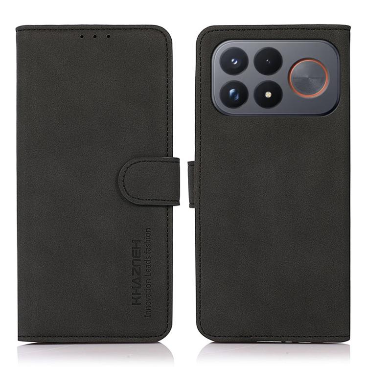 KHAZNEH Matte Texture Leather Phone Case, For Redmi Note 17 Pro+ 5G Global 163.4mm, For Redmi Note 17 Pro 5G Global 163.5mm, For Redmi Note 17 4G Global 169.7mm, For Redmi K100 Pro Max/Poco F9 Ultra 5G, For Redmi K100 Pro 5G/Poco F9 Pro 5G             ...
