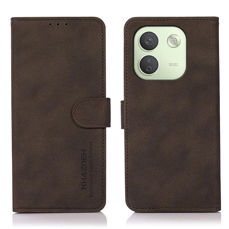 KHAZNEH Matte Texture Leather Phone Case, For Redmi Note 17 Pro+ 5G Global 163.4mm, For Redmi Note 17 Pro 5G Global 163.5mm, For Redmi Note 17 4G Global 169.7mm, For Redmi K100 Pro Max/Poco F9 Ultra 5G, For Redmi K100 Pro 5G/Poco F9 Pro 5G             ...